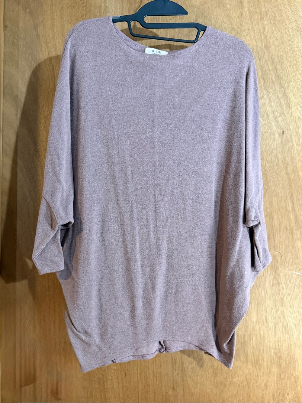 Jolie Mauve Knit Crewneck Top
